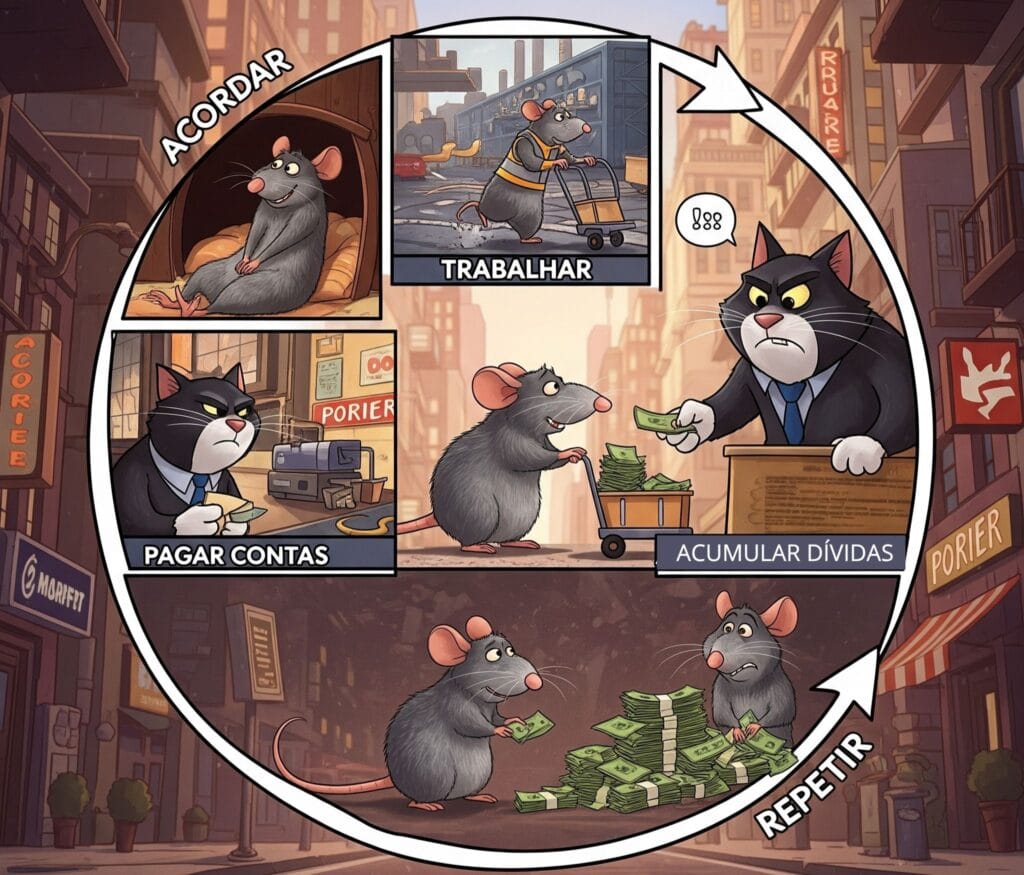 🧀 Corrida dos Ratos: Fuja da Ratoeira Financeira e Conquiste o Queijo da Liberdade! 🐭