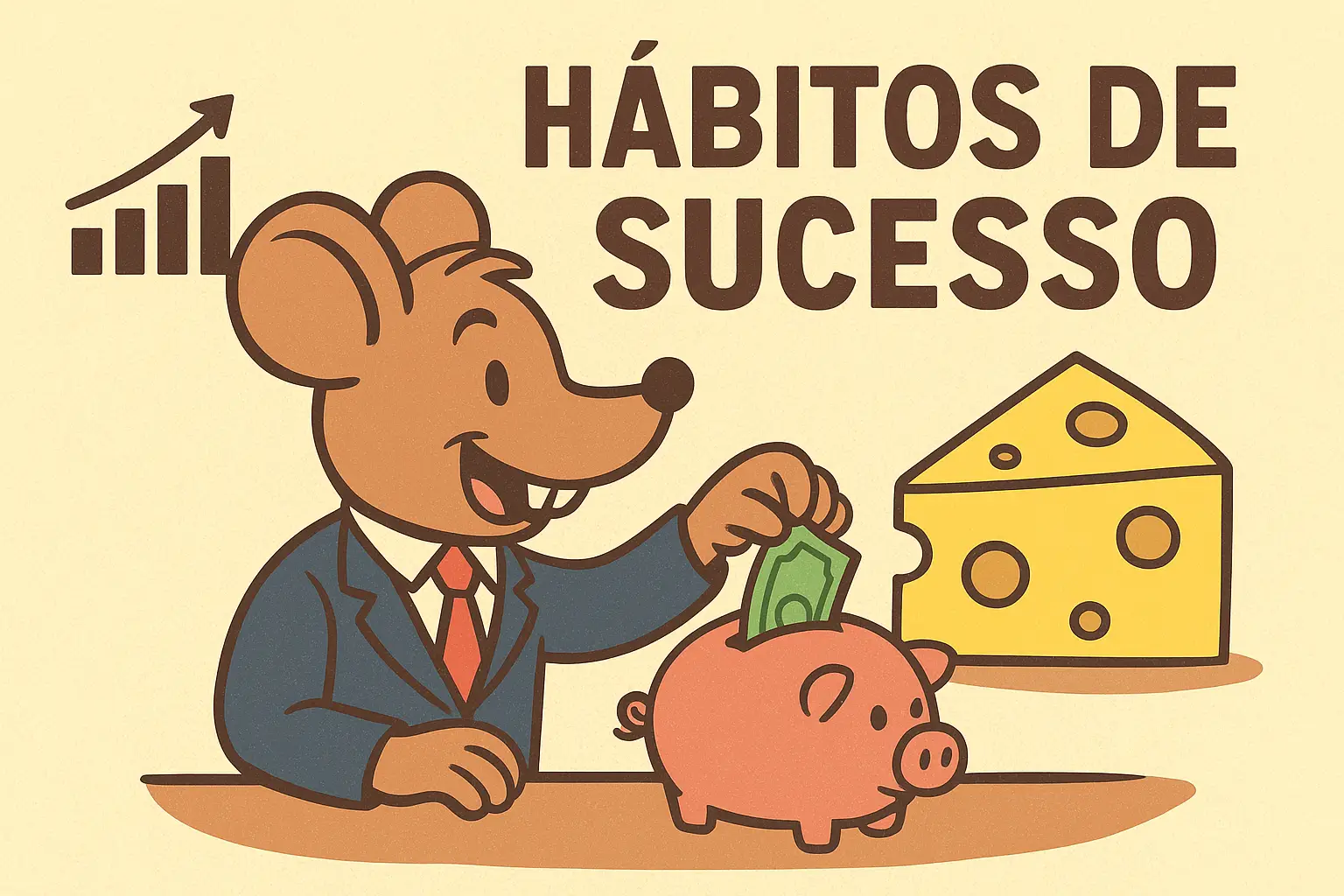 10 hábitos de sucesso para alcançar a liberdade financeira e construir sua montanha de queijo – Clube dos Ratos.